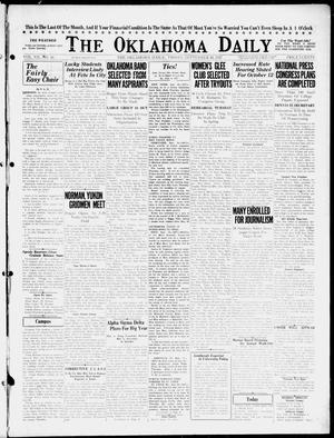 The Oklahoma Daily (Norman, Okla.), Vol. 12, No. 16, Ed. 1 Friday, September 30, 1927