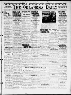 Primary view of object titled 'The Oklahoma Daily (Norman, Okla.), Vol. 12, No. 27, Ed. 1 Thursday, October 13, 1927'.