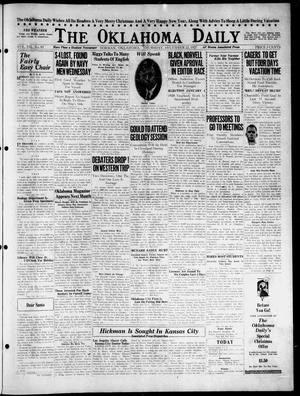 The Oklahoma Daily (Norman, Okla.), Vol. 12, No. 83, Ed. 1 Thursday, December 22, 1927
