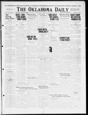 The Oklahoma Daily (Norman, Okla.), Vol. 12, No. 132, Ed. 1 Wednesday, March 7, 1928