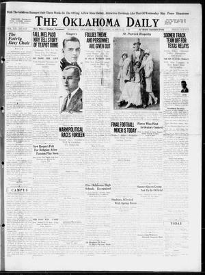 The Oklahoma Daily (Norman, Okla.), Vol. 12, No. 145, Ed. 1 Thursday, March 22, 1928