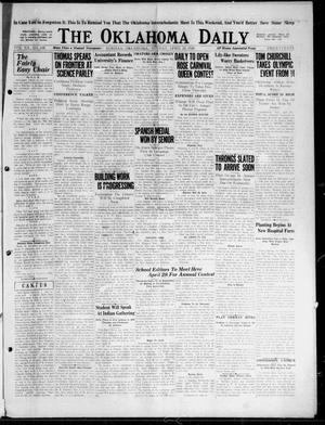 The Oklahoma Daily (Norman, Okla.), Vol. 12, No. 168, Ed. 1 Sunday, April 22, 1928