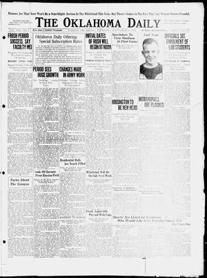 The Oklahoma Daily (Norman, Okla.), Vol. 8, No. 2, Ed. 1 Thursday, September 13, 1928