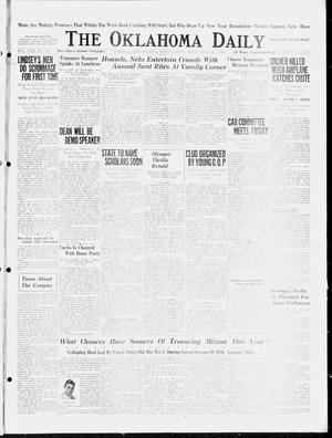 Primary view of object titled 'The Oklahoma Daily (Norman, Okla.), Vol. 8, No. 13, Ed. 1 Wednesday, September 26, 1928'.
