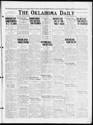 The Oklahoma Daily (Norman, Okla.), Vol. 8, No. 24, Ed. 1 Tuesday, October 9, 1928