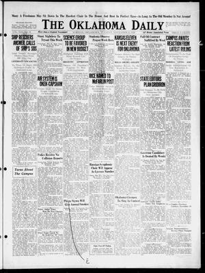 The Oklahoma Daily (Norman, Okla.), Vol. 8, No. 54, Ed. 1 Tuesday, November 13, 1928