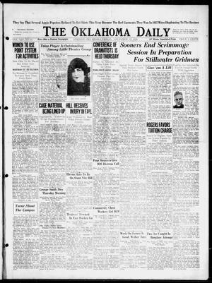 The Oklahoma Daily (Norman, Okla.), Vol. 8, No. 63, Ed. 1 Friday, November 23, 1928