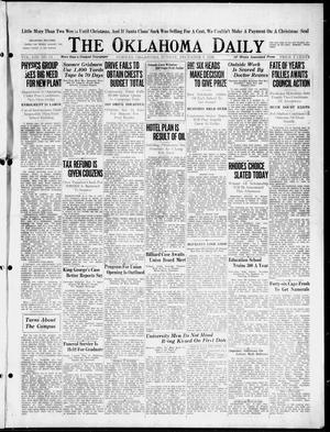 The Oklahoma Daily (Norman, Okla.), Vol. 8, No. 74, Ed. 1 Sunday, December 9, 1928