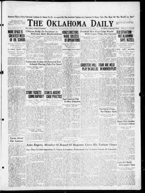 The Oklahoma Daily (Norman, Okla.), Vol. 8, No. 77, Ed. 1 Thursday, December 13, 1928