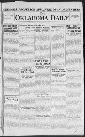 The Oklahoma Daily (Norman, Okla.), Vol. 13, No. 202, Ed. 1 Thursday, June 6, 1929