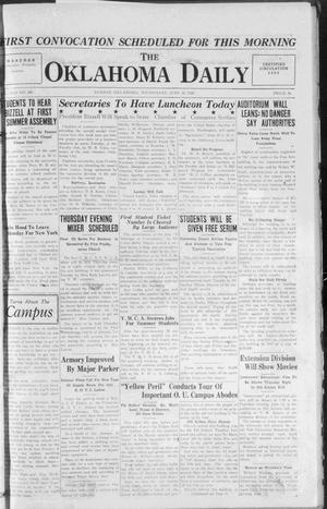 The Oklahoma Daily (Norman, Okla.), Vol. 13, No. 206, Ed. 1 Wednesday, June 12, 1929