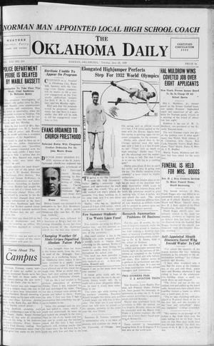 The Oklahoma Daily (Norman, Okla.), Vol. 13, No. 215, Ed. 1 Tuesday, June 25, 1929