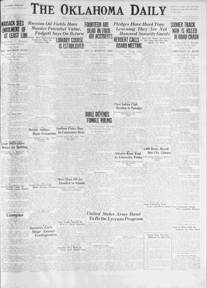 The Oklahoma Daily (Norman, Okla.), Vol. 14, No. 4, Ed. 1 Sunday, September 15, 1929