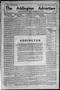 Thumbnail image of item number 1 in: 'The Addington Advertiser (Addington, Okla.), Vol. 1, No. 21, Ed. 1 Thursday, May 27, 1909'.