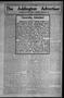 Thumbnail image of item number 1 in: 'The Addington Advertiser (Addington, Okla.), Vol. 1, No. 43, Ed. 1 Thursday, October 28, 1909'.