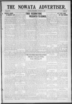 The Nowata Advertiser. (Nowata, Okla.), Vol. 16, No. 45, Ed. 1 Wednesday, January 18, 1911