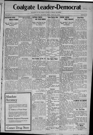 Coalgate Leader--Democrat (Coalgate, Okla.), Vol. 22, No. 17, Ed. 1 Friday, February 28, 1913