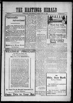 The Hastings Herald (Hastings, Okla.), Vol. 1, No. 47, Ed. 1 Friday, May 16, 1913