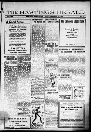 The Hastings Herald (Hastings, Okla.), Vol. 7, No. 11, Ed. 1 Friday, January 24, 1919