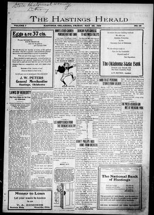 The Hastings Herald (Hastings, Okla.), Vol. 7, No. 29, Ed. 1 Friday, May 30, 1919