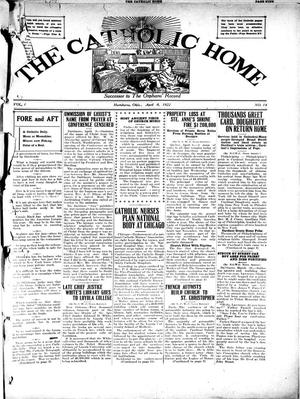 The Catholic Home (Hartshorne, Okla.), Vol. 1, No. 14, Ed. 1 Saturday, April 8, 1922