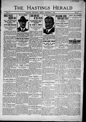 The Hastings Herald (Hastings, Okla.), Vol. 10, No. 22, Ed. 1 Friday, December 8, 1922
