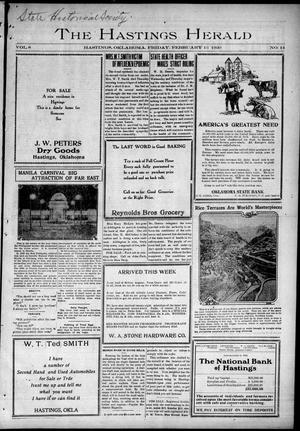 The Hastings Herald (Hastings, Okla.), Vol. 8, No. 14, Ed. 1 Friday, February 13, 1920