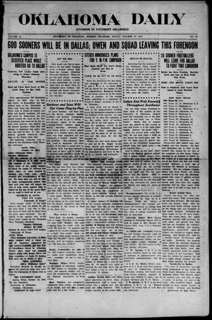 Oklahoma Daily (Norman, Okla.), Vol. 11, No. 25, Ed. 1 Friday, October 20, 1916