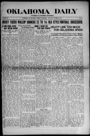 Oklahoma Daily (Norman, Okla.), Vol. 11, No. 31, Ed. 1 Saturday, October 28, 1916