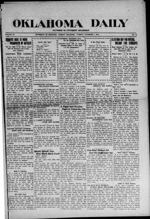 Oklahoma Daily (Norman, Okla.), Vol. 11, No. 37, Ed. 1 Tuesday, November 7, 1916