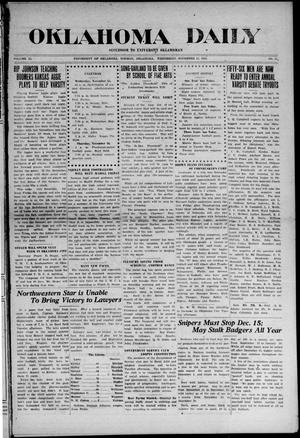 Oklahoma Daily (Norman, Okla.), Vol. 11, No. 43, Ed. 1 Wednesday, November 15, 1916
