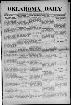 Oklahoma Daily (Norman, Okla.), Vol. 11, No. 73, Ed. 1 Wednesday, January 17, 1917