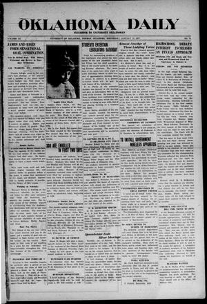 Oklahoma Daily (Norman, Okla.), Vol. 11, No. 78, Ed. 1 Wednesday, January 24, 1917