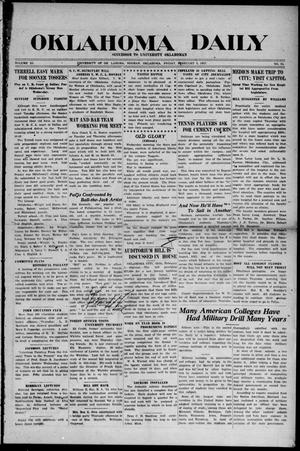Oklahoma Daily (Norman, Okla.), Vol. 11, No. 85, Ed. 1 Friday, February 9, 1917