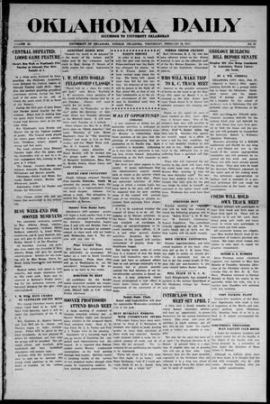 Oklahoma Daily (Norman, Okla.), Vol. 11, No. 97, Ed. 1 Wednesday, February 28, 1917