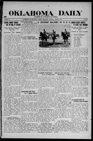 Oklahoma Daily (Norman, Okla.), Vol. 11, No. 98, Ed. 1 Thursday, March 1, 1917