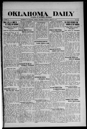 Oklahoma Daily (Norman, Okla.), Vol. 11, No. 118, Ed. 1 Thursday, March 29, 1917