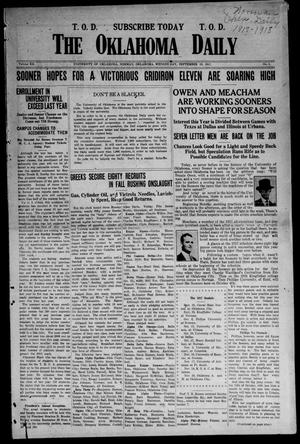 The Oklahoma Daily (Norman, Okla.), Vol. 12, No. 1, Ed. 1 Wednesday, September 19, 1917