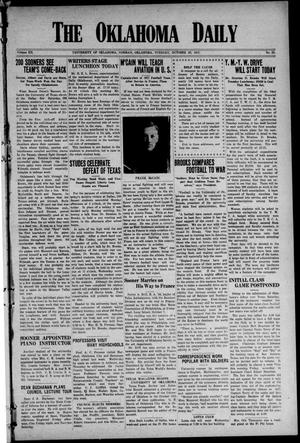 The Oklahoma Daily (Norman, Okla.), Vol. 12, No. 25, Ed. 1 Tuesday, October 23, 1917