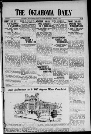 The Oklahoma Daily (Norman, Okla.), Vol. 12, No. 26, Ed. 1 Wednesday, October 24, 1917