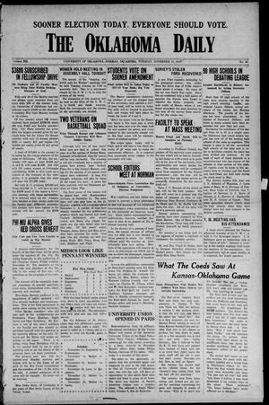 The Oklahoma Daily (Norman, Okla.), Vol. 12, No. 40, Ed. 1 Tuesday, November 13, 1917