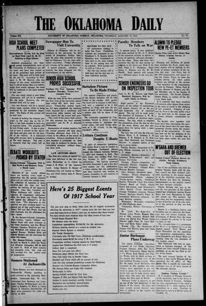 The Oklahoma Daily (Norman, Okla.), Vol. 12, No. 75, Ed. 1 Thursday, January 10, 1918