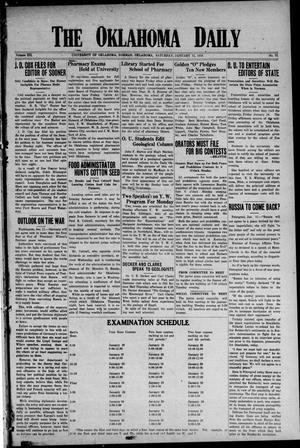 The Oklahoma Daily (Norman, Okla.), Vol. 12, No. 77, Ed. 1 Saturday, January 12, 1918