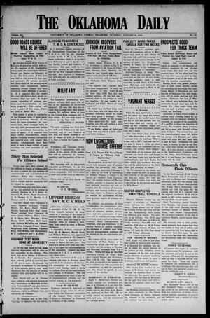 The Oklahoma Daily (Norman, Okla.), Vol. 12, No. 85, Ed. 1 Thursday, January 24, 1918