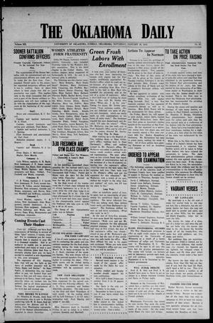 The Oklahoma Daily (Norman, Okla.), Vol. 12, No. 87, Ed. 1 Saturday, January 26, 1918