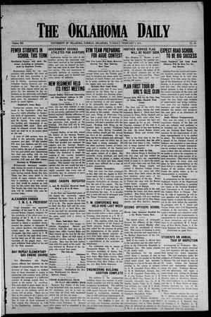 The Oklahoma Daily (Norman, Okla.), Vol. 12, No. 88, Ed. 1 Tuesday, February 5, 1918
