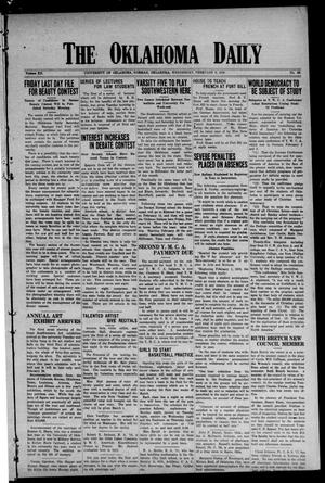 The Oklahoma Daily (Norman, Okla.), Vol. 12, No. 89, Ed. 1 Wednesday, February 6, 1918