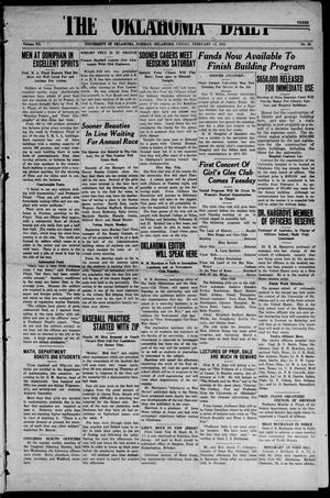 The Oklahoma Daily (Norman, Okla.), Vol. 12, No. 96, Ed. 1 Friday, February 15, 1918