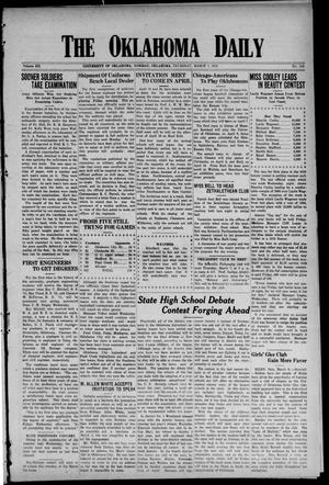 The Oklahoma Daily (Norman, Okla.), Vol. 12, No. 110, Ed. 1 Thursday, March 7, 1918