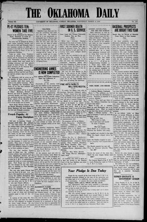 The Oklahoma Daily (Norman, Okla.), Vol. 12, No. 114, Ed. 1 Wednesday, March 13, 1918